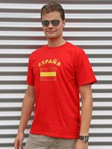 Rood heren t-shirt Spanje 2XL