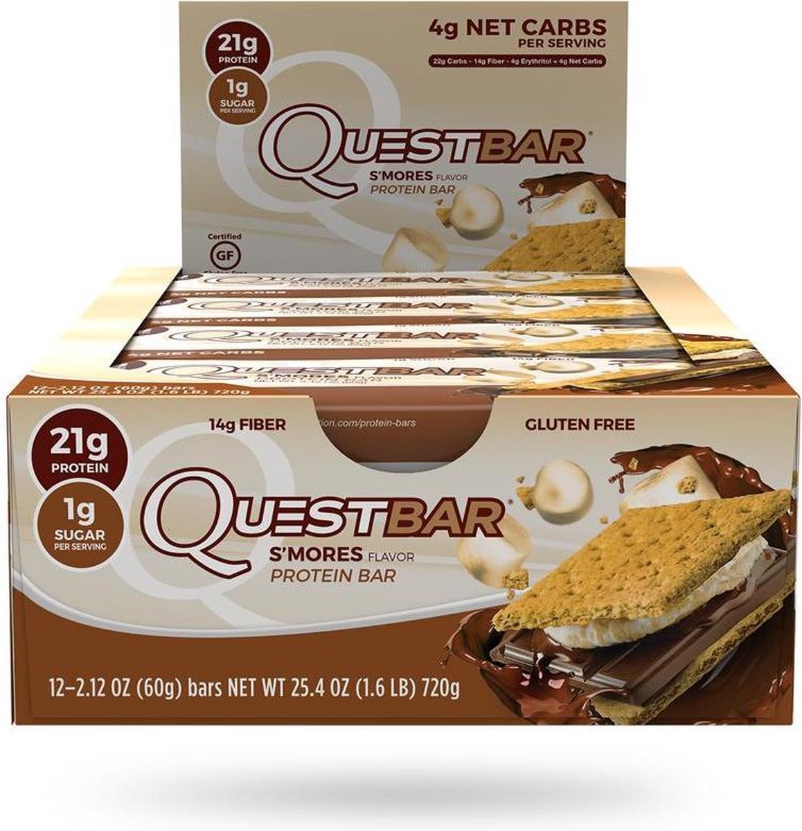 Quest Nutrition Quest Bar - 12 repen - S'Mores.