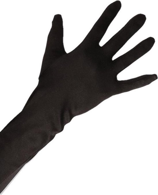 Gala/glamour handschoenen lang zwart voor volwassenen | bol.com