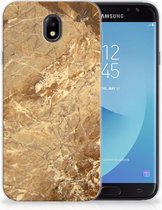 Geschikt voor Samsung Galaxy J7 2017 | J7 Pro TPU siliconen Hoesje Design Marmer