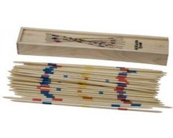 Mikado in blank houten kist 25 cm.