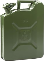 Minalco benzine - Jerrycan - 10 Ltr metaal - UN goedgekeurd - groen