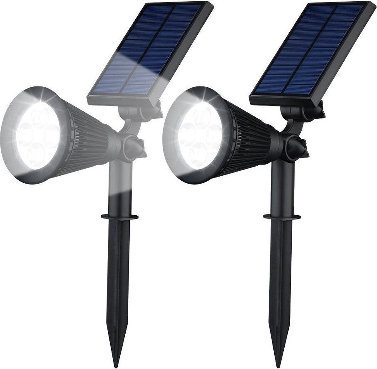 Solar Spotlight Led Tuinverlichting 2 Stuks