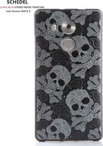 Design 3D Softcase Hoesje - Huawei MATE 8 - Schedel