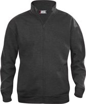 Clique - Sweatshirt zonder capuchon - Unisex - Maat S - Antraciet Grijs