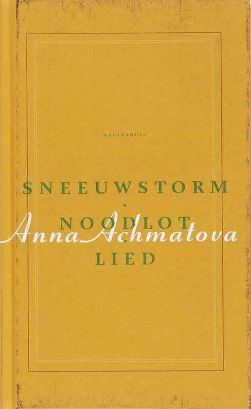 Cover van het boek 'Sneeuwstorm, noodlot, lied' van Anna Achmatova
