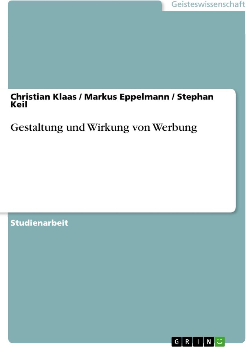 Bol Com Gestaltung Und Wirkung Von Werbung Ebook Christian Klaas Boeken