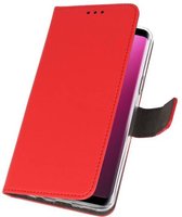 Wallet Cases Hoesje voor Galaxy S9 Rood