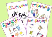 Educatieve poster set Taal (SET van 4 st.) Formaat: A4