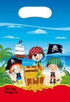 6 feestzakjes - little pirate