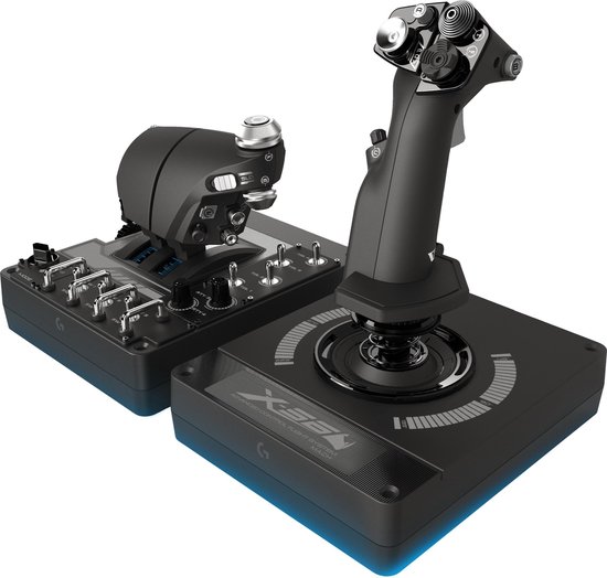 Logitech G Saitek Pro Flight X56 HOTAS - Flight Joystick - PC - Logitech G