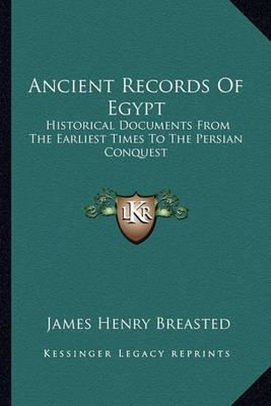 Ancient Records of Egypt - cover