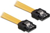 Delock - cable SATA 10cm gelb ge-ge Metall