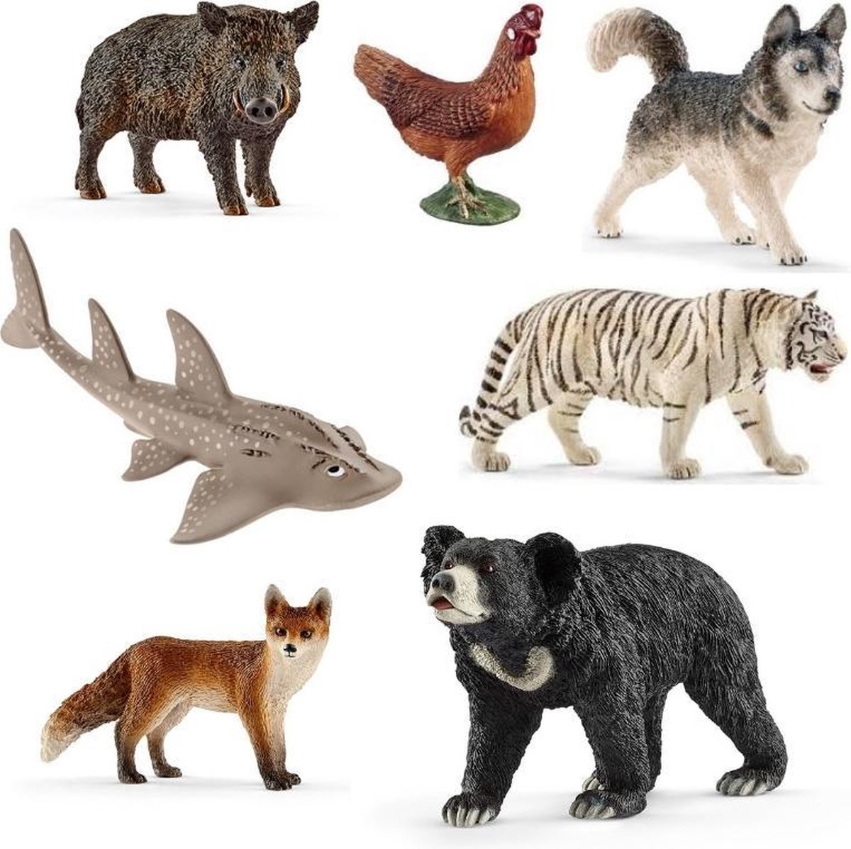 Bol Schleich Dieren Startersset Combinatie Van 7 Verschillende Bol Schleich Dieren Startersset Combinatie Van 7 Verschillende