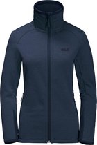 Jack Wolfskin Skyland Jacket Women - dames - fleecevest - maat M - blauw