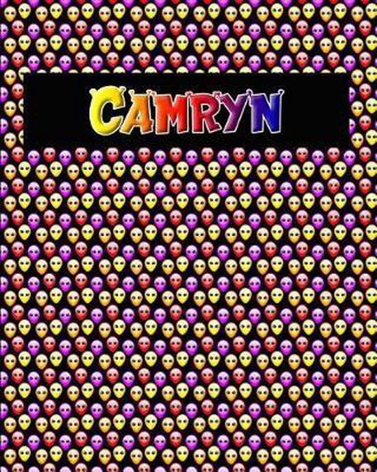 120 Page Handwriting Practice Book with Colorful Alien Cover ... - cover