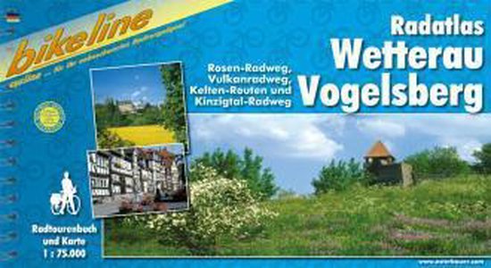 Wetterau-Vogelsberg Radatlas mit Vulkanradweg, Kelten-Routen - cover