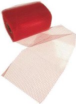 Decoratie gaas op rol rood 15cm/32m