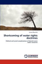 Shortcoming of water rights doctrines