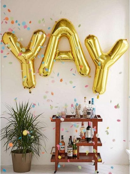 Letter W ballon goud 86 cm | bol.com