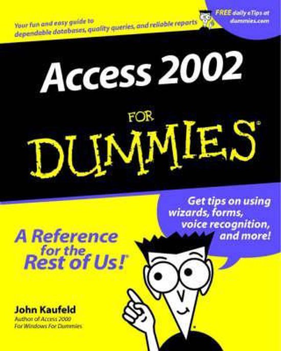 Access 2002 For Dummies - cover