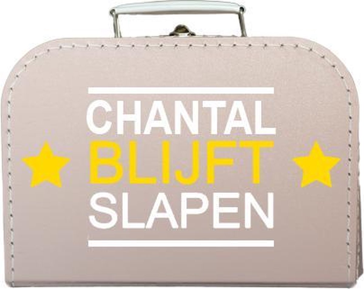 gelijkheid fort Oppervlakte Chantal blijft slapen - geboortekoffer | bol.com