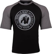 Gorilla Wear Texas T-shirt - Zwart/Donkergrijs - L