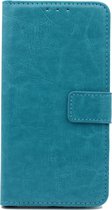 HB Hoesje Geschikt voor Samsung Galaxy S10 Plus - Portemonnee Book Case - Kaarthouder & Magneetlipje - Turquoise