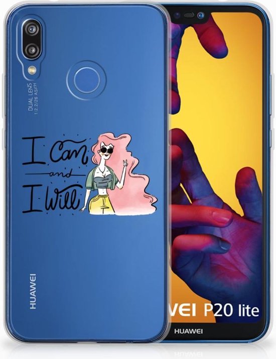 Protection Téléphone pour Huawei P20 Lite Coque I Can | bol.com