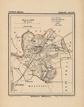 Historische kaart, plattegrond van gemeente Swalmen in Limburg uit 1867 door Kuyper van Kaartcadeau.com