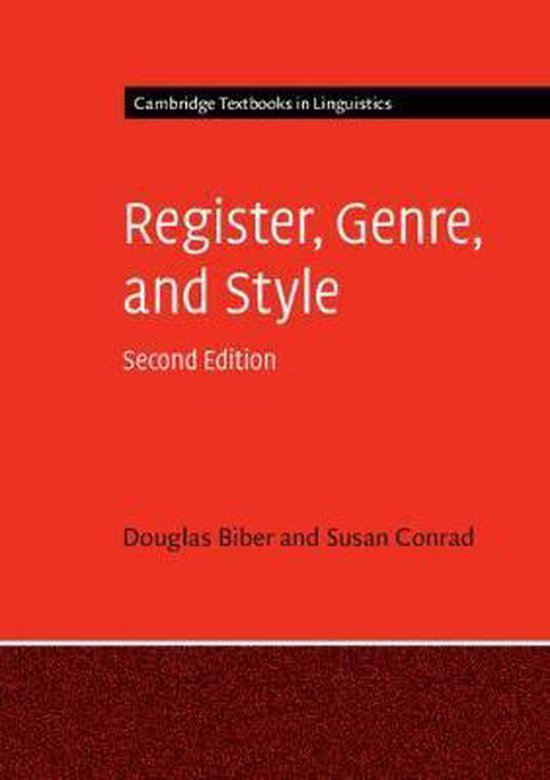 Register, Genre, and Style - cover