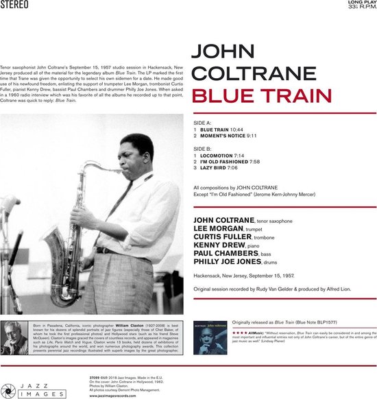Blue Train, John Coltrane | CD (album) | Muziek | bol