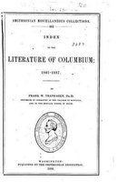 Index to the literature of Columbium, 1801-1887