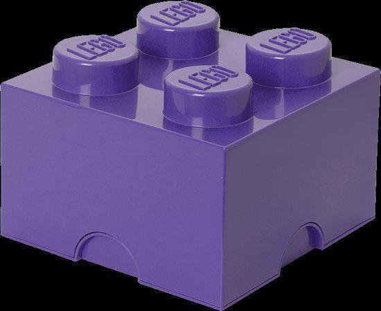 Dalset Gemiddeld piano Lego Friends Opbergbox - Brick 4 - 25 x 25 x 18 cm - 6 l - Lilac | bol.com