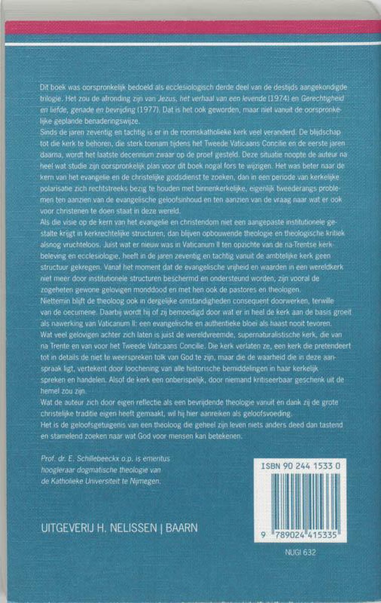 Boekrug met tekst in het Nederlands, inclusief ISBN en uitgever.