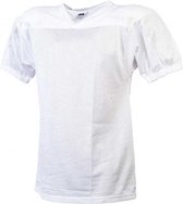 MM - American Football Shirt - Volwassenen - Wit - 2XL