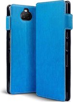 Sony Xperia 10 Plus Bookcase hoesje - CaseBoutique - Effen Blauw - Kunstleer