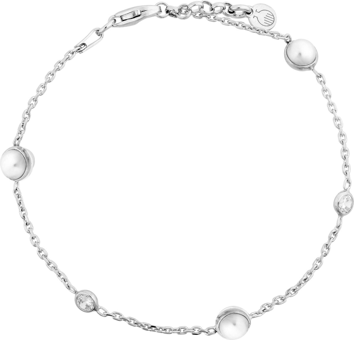 Orphelia Jewelry Bracciale Rigido Donna Argento 925 | 190 Mm - Colore Naturale, Anallergico