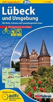 ADFC-Regionalkarte Lübeck und Umgebung mit Tagestouren-Vorschlägen 1 : 75 000
