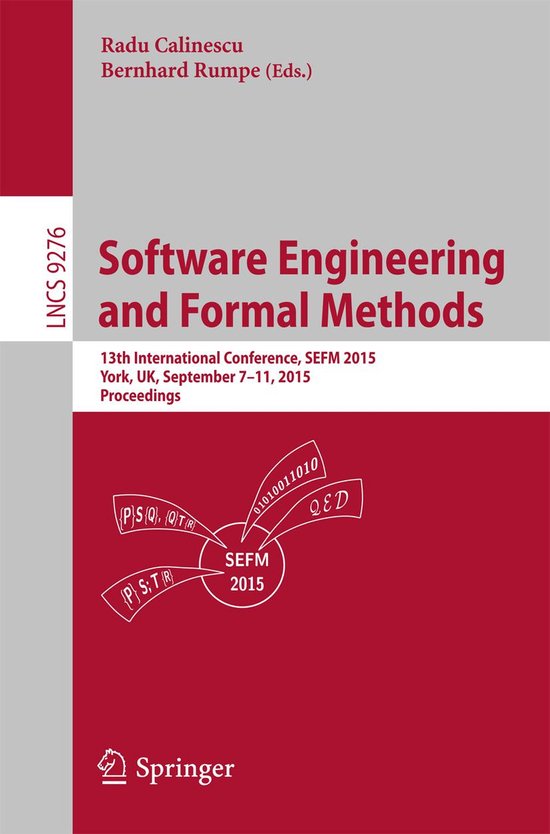 Springer Nature Proceedings Computer Science - Software Engineering and Formal Methods