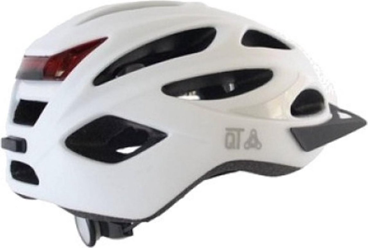 Cycle Tech Fietshelm Met Reflector Urban Maat 52/58 Cm Wit