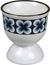 Cabanaz Eierdop Ramona 5,6 Cm Keramiek Blauw/wit
