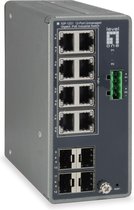 LevelOne IGP-1221 Gigabit Ethernet (10/100/1000) Grijs Power over Ethernet (PoE)