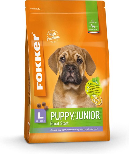 Fokker Puppy/Junior Large 30-80 Kg - 4.5 KG