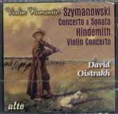 Szymanowski: Concerto & Sonata/Hindemith: Violin Concerto
