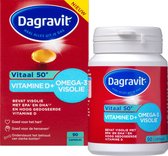 Dagravit Vitaal 50+ Vitaminen - Vitamine D & Omega3 Visolie - 90 tabletten