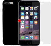 MP Case dark tpu case hoesje voor Apple iPhone 7 Plus / 8 Plus + gratis glasfolie tempered screen protector gehard glas voor Apple iPhone 7 Plus / 8 Plus