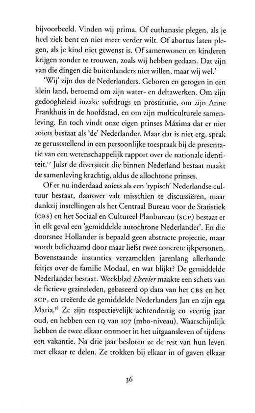 Tekstpagina met discussie over Nederlandse culturele normen en de CBS-statistieken.