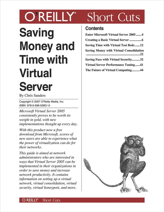 Saving Money and Time with Virtual Server - cover