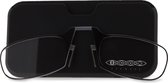 Icon Eyewear ZCB356 Travel Leesbril +1.00 - Mat zwart - Noseclip in platte hardcase